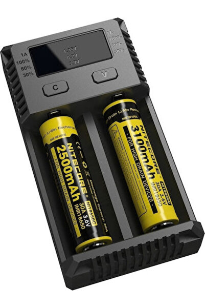 Nitecore IntelliCharger Νέο i2 2 Μπαταρίες Li-ion/Ni-MH Μεγέθους AA/AAA/D/186...