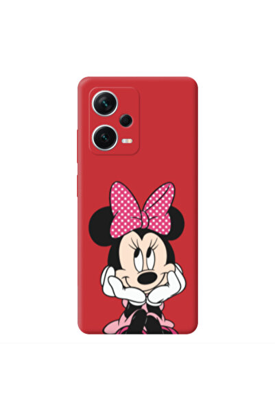 Other Xiaomi Poco X5 Minnie 2 Red Colored Silicone TPU Θήκη