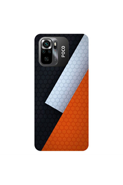 Other Xiaomi Poco M5 s Coated hexagon Transparent Silicone TPU Θήκη