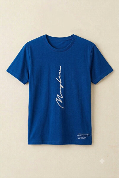 UNCİA OUTDOORS Men's Never Printed Crew Neck Oversized Wide Fit T-Shirt