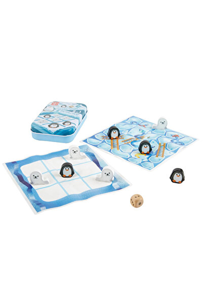 Hape 2-in-1 Travel Board Game - Amoeba / Snakes and Ladders