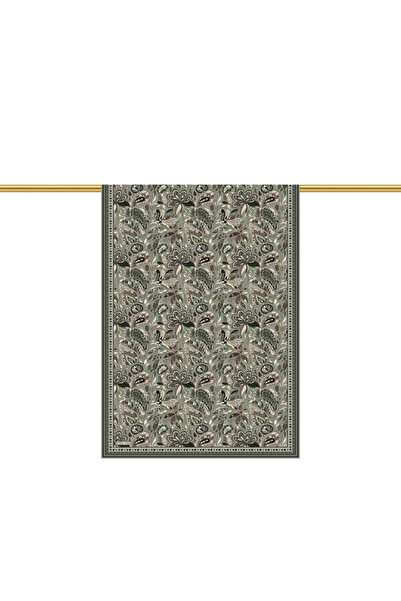 Bursa İpek Vibran Ahenk Pattern Crepe Silk Shawl