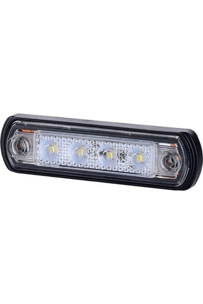 M-TECH Φώτα οροφής φορτηγού 1 τεμάχιο 12 / 24V - Λευκό WMLHOR675