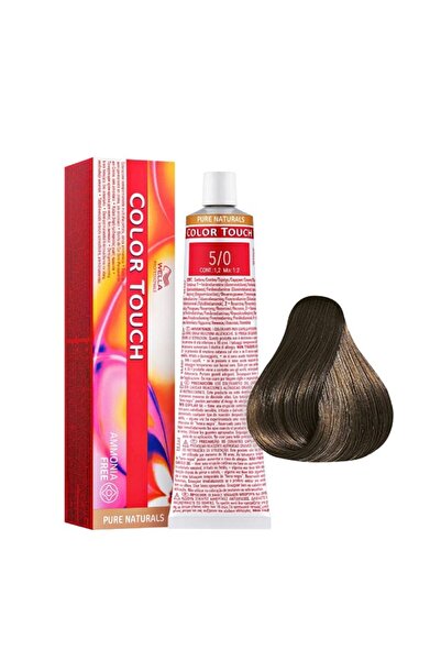Wella Color Touch Pure Naturals Vopsea de păr semi-permanentă 5/0 60 ml