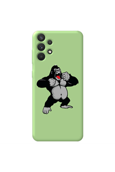 Other Samsung A32 4G Angry Gorilla2 Light Green Colored Silicone TPU Θήκη