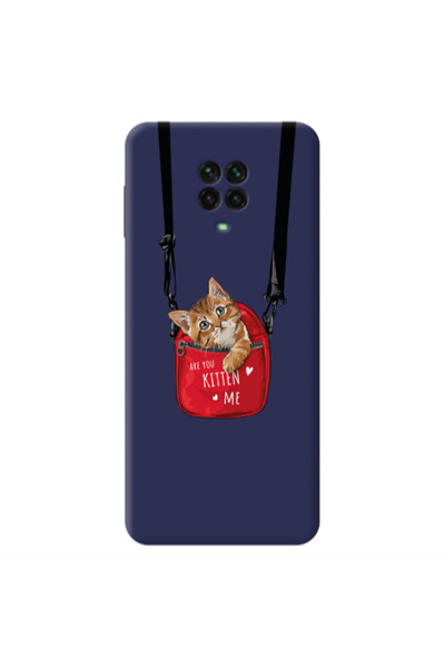 Other Xiaomi Redmi Note 9 Pro Kitten Me Dark blue Colored Silicone TPU Θήκη