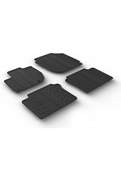 Gledring Σετ Πατάκια Εμπρός και Πίσω 4 τεμαχίων για Honda HR-V 2015 Μαύρο Κωδ...