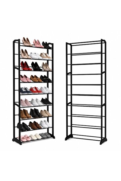 OEM Raft modular pentru pantofi cu 10 niveluri,30 perechi, structură metalică...