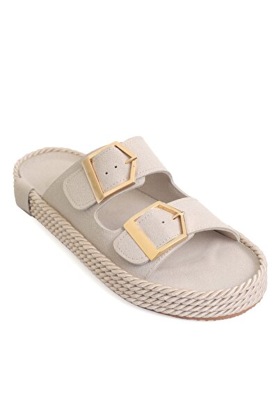 Capone Outfitters Keslie Metal Buckle Pack Comfort Women's Slipper