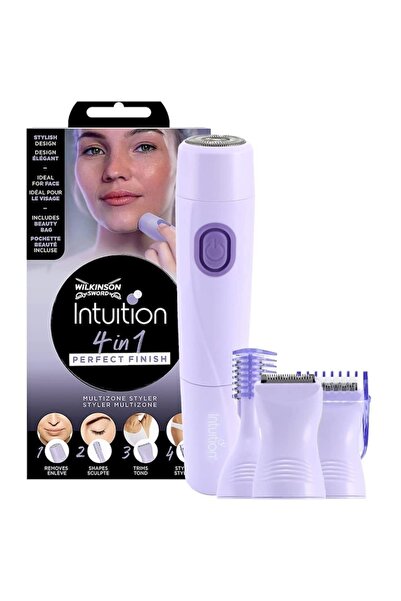 Wilkinson Aparat de ras, Intuition Perfect Finish 4 în 1, set cu 4 capete