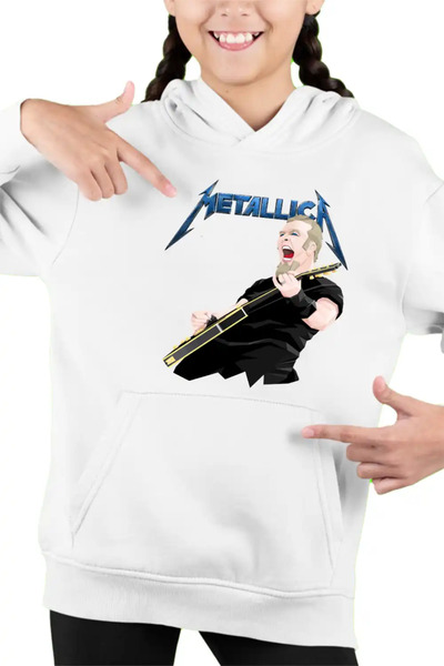 OEM Εμπορεύματα Metallica Τζέιμς Χέτφιλντ Παιδικό Κοριτσίστικο Φούτερ