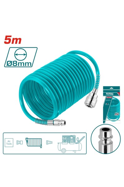 TOTAL SPİRAL HAVA HORTUMU 5M THT11051 - PH