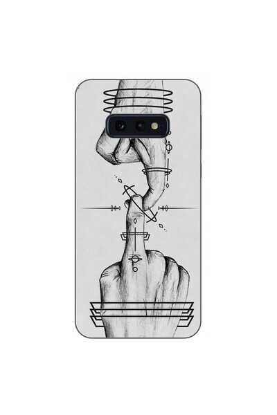 OEM Husa compatibila cu Samsung Galaxy S10e Silicon Gel Tpu Model Universe Touch