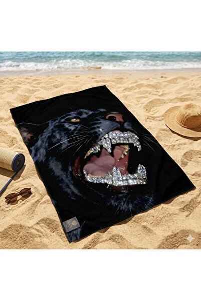 Elmas Dizayn Beach Sports Bath Towel Quick Drying Water Absorbent Sand Resist...