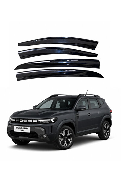 Dacia Duster Cam Rüzgarlık 4 Parça Set 2017-2024 Arası Tüm Modellere Uyumludur