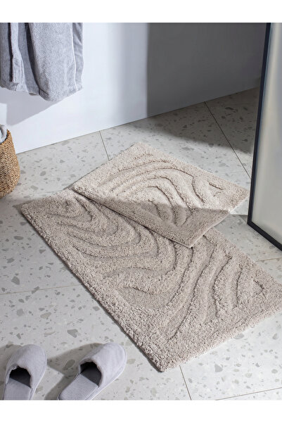BELENAY Wavea 2-Piece Bath Mat Set 60X100 cm & 60X50 cm