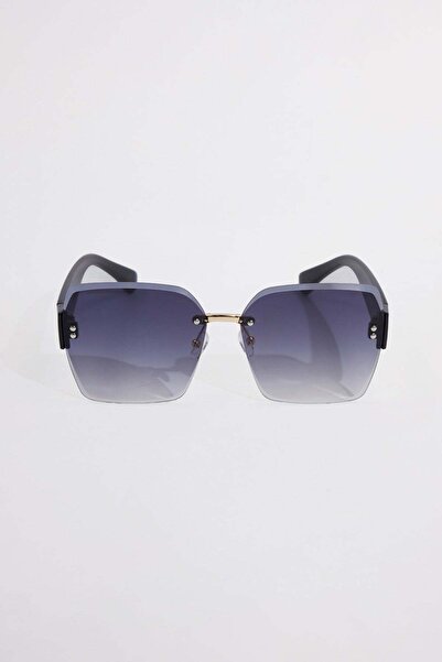 Tudors Women's Black Square Protective Sunglasses