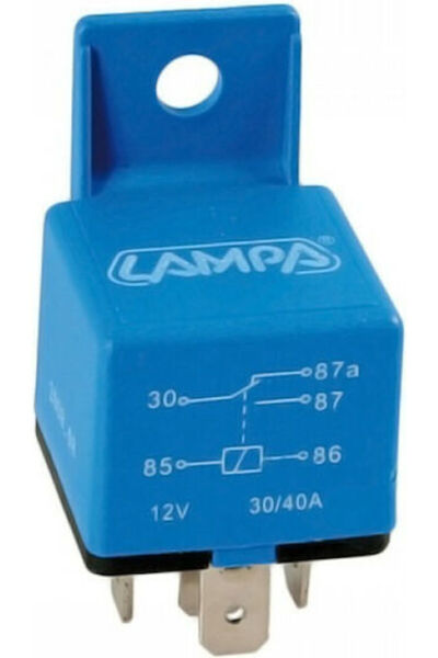 Generic Brand Ρελέ Αυτοκινήτου 5 ακίδων 12V 30Ah Κωδικός: L4550.1