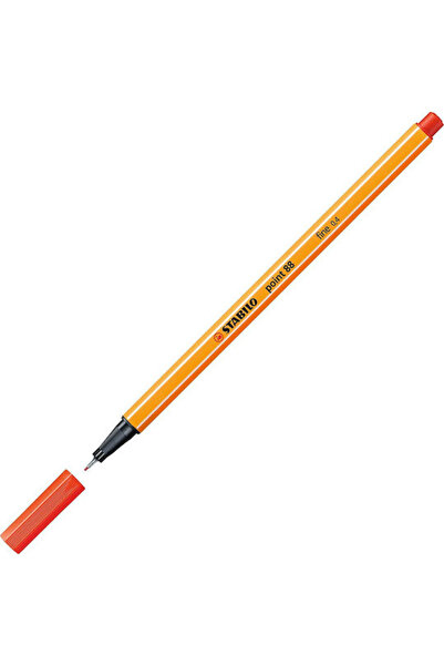 Stabilo Μαρκαδόρος Point 88 Design 0.4mm Ανοιχτό Κόκκινο