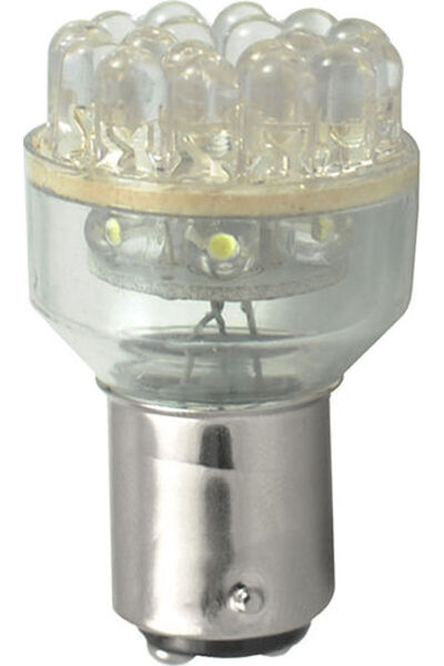 M-TECH Λάμπες Αυτοκινήτου & Μοτοσικλέτας P21/5W-BAY15D-1157 LED Λευκό 12V 1.2...