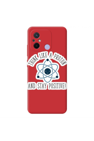 Other Xiaomi Redmi 12C Positive Red Colored Silicone TPU Θήκη