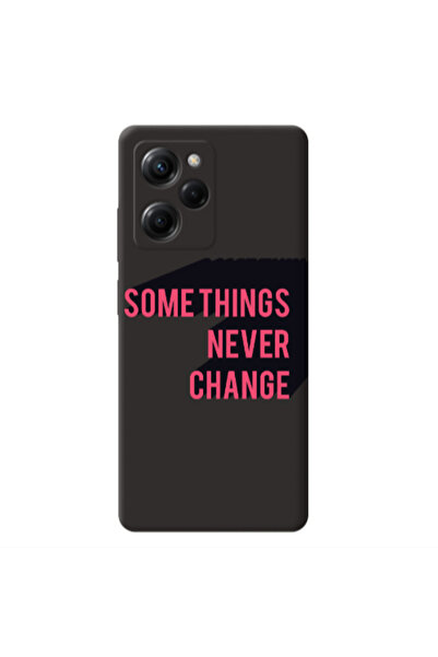 Other Xiaomi Poco X5 Pro Somethings Never Change Black Colored Silicone TPU Θήκη