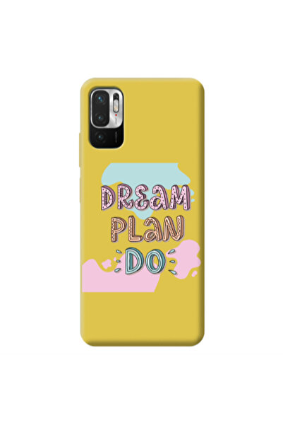 Other Xiaomi Redmi Note 10 Pro 5G Dream Plan Do Yellow Colored Silicone TPU Θήκη