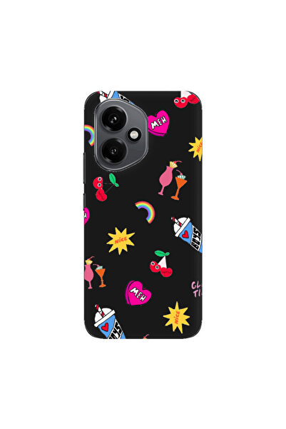 Other Honor Magic 400 glam time Black Colored Silicone TPU Θήκη