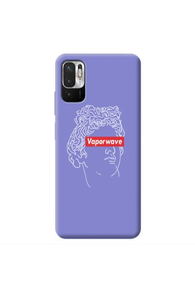 Other Xiaomi Redmi Note 10 Pro 5G Vaporwave Purple Colored Silicone TPU Θήκη