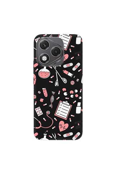 Other Honor 400 Lite Laboratory Black Colored Silicone TPU Θήκη