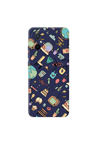 Other Xiaomi Redmi 12C Best buds Dark blue Colored Silicone TPU Θήκη