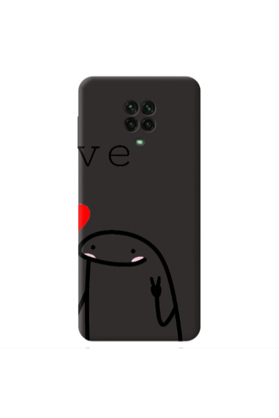 Other Xiaomi Redmi Note 9 Pro Love 2 Black Colored Silicone TPU Θήκη