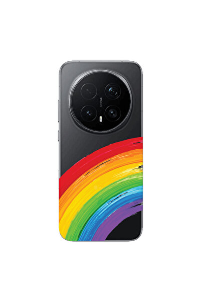 Other Honor Magic 8 Lite Pro Rainbow 3 Transparent Silicone TPU Θήκη