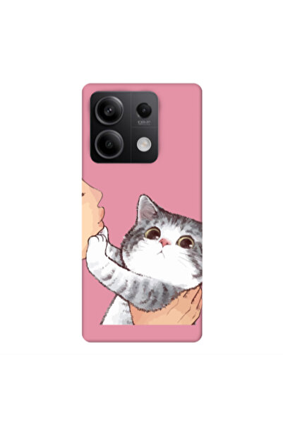 Other Xiaomi Redmi Note 13 5G No Kiss Pink Colored Silicone TPU Θήκη