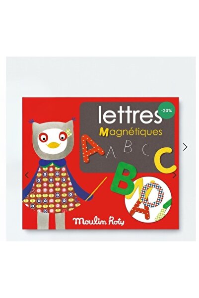 Moulin Roty Μαγνητικά ξύλινα γράμματα ABC 3+