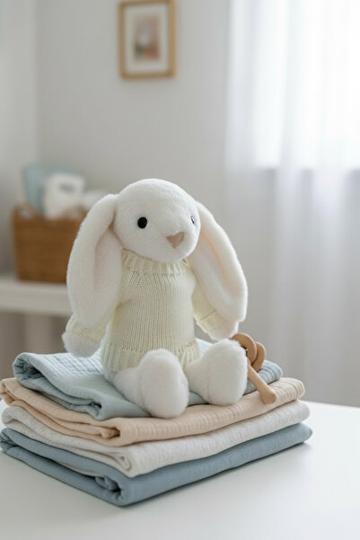 MOISY Knitzy Plush Rabbit Ultra Soft 34 cm