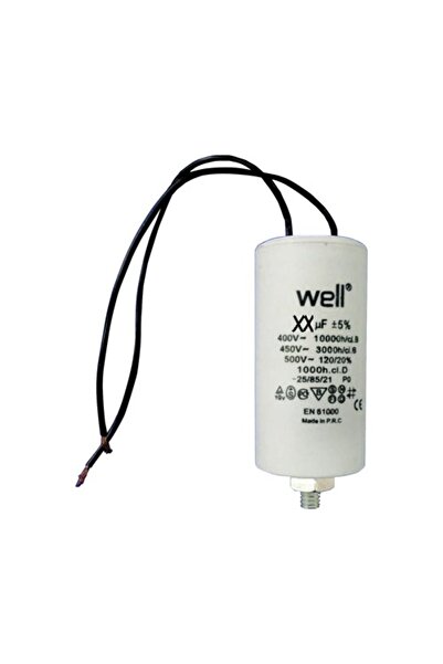 OEM Condensator pornire motor Well 45uF 400V, cu fire de conexiune