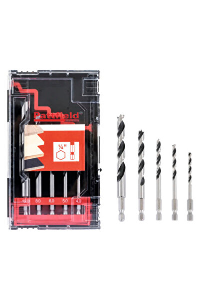 OEM Σετ εξάγωνων τρυπανιών για ξύλο Pattfield 4-10mm, 5 τεμάχια