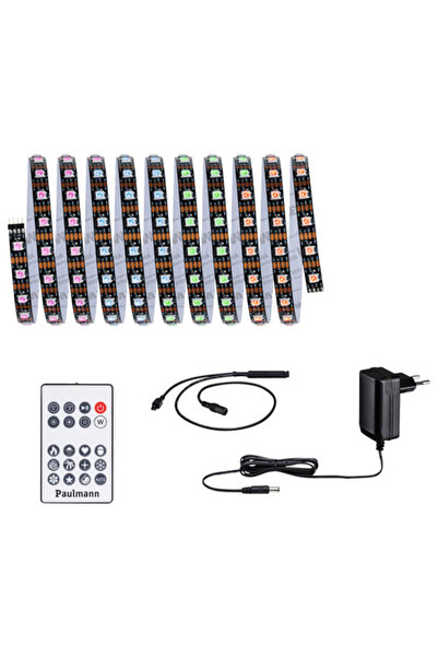 OEM Bandă LED RGBW Paulmann DynamicLED 3m 5W, incl. telecomandă, alimentator ...