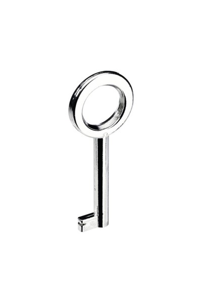 OEM Cheie pentru încuietoare încastrată Hettich 65mm, oțel nichelat lucios