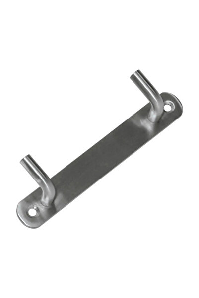 OEM Cuier pentru mobilă din oțel 2 cârlige 20x130x30mm, oțel inox