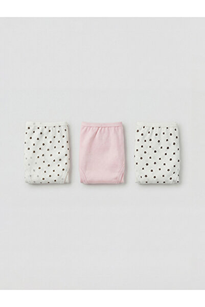 LC Waikiki Peak New Season Patterned Girls' Underwear 3-Piece Set