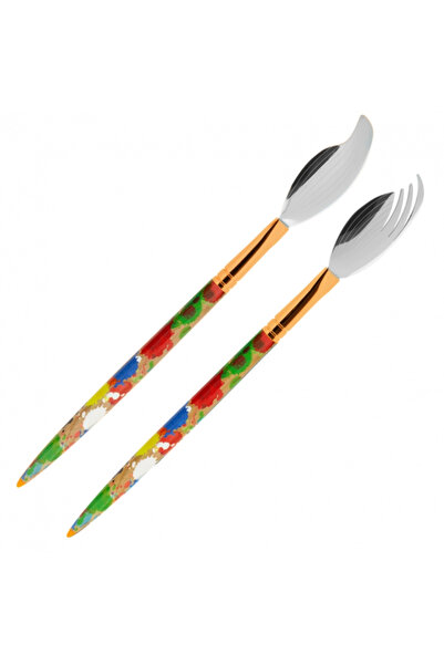 Pylones Salad Serving Set - Atelier D'Artiste - Palette