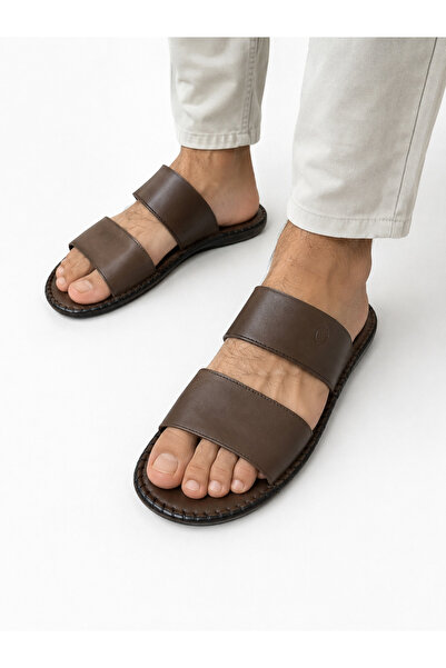ARDSU Reda Genuine Leather Slippers with Heel Pad