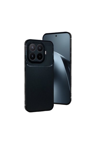 Generic Brand غطاء كربوني من Xiaomi Mi 17t Pro مع خاصية التركيز التلقائي - أسود