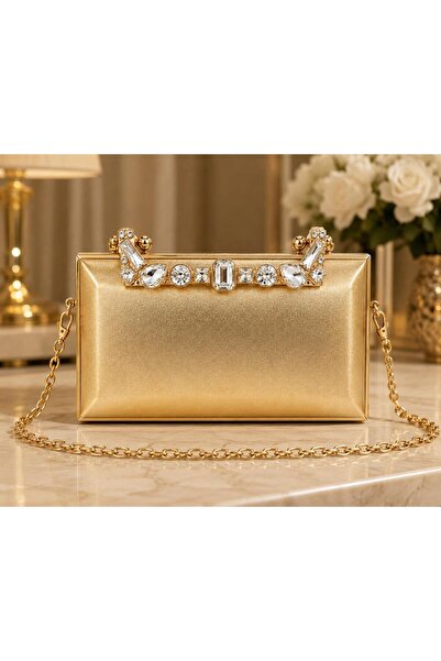 Chrisbella Luxury Crystal Evening Clutch Bag for Women | Wedding Party Bridal...