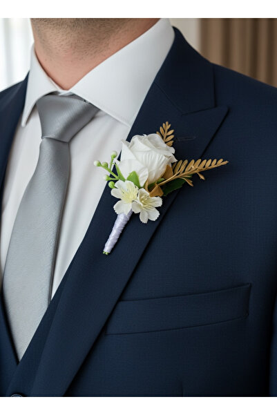 BTRENDY Damat Yaka İğnesi,Yaka Çiçeği Şık Aksesuar
