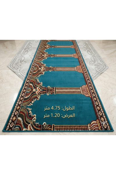 Generic Long Prayer Rug for Homes and Gardens– Luxurious Islamic Pattern |   ...