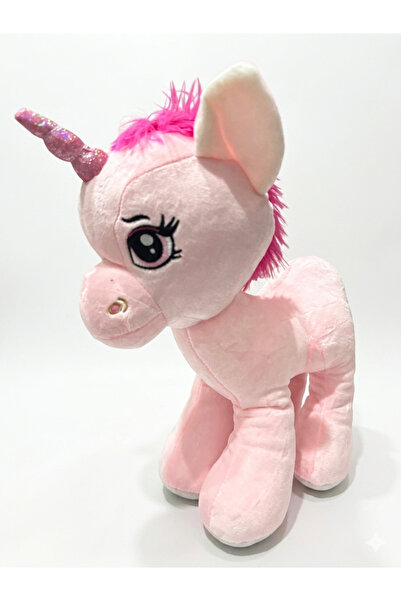CYA Tekstil 40 cm pembe Unicorn Pelus