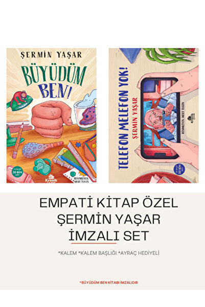 Kronik Kitap Büyüdüm Ben! - Telefon Melefon Yok! Şermin Yaşar 2 KİTAP